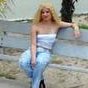 Blonde tranny with curly hair getting some hard cock