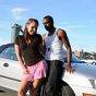 Transsexual goddess Ashley George with a black dude