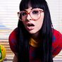 Stunning Bailey Jay posing as a nerdy slut